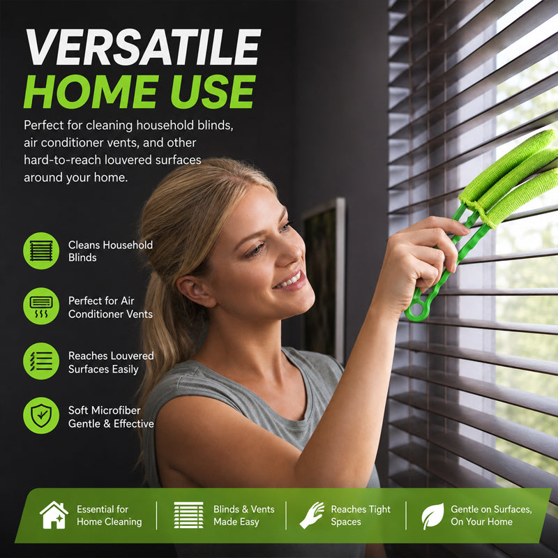 🍀Brosse multifonction pour le nettoyage des grilles d'aération de la voiture et de la maison