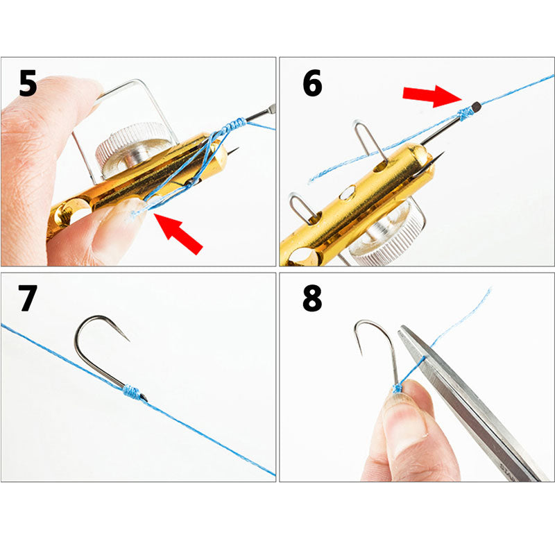 Aiguille à nœuds pour fil de pêche 🎣