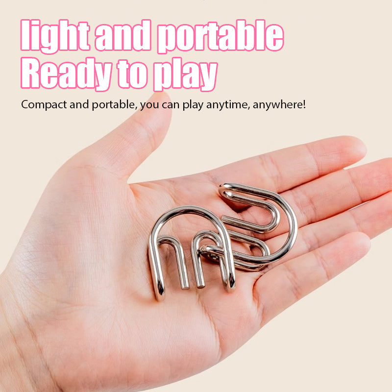 Jeu de déverrouillage intelligent de la serrure Luban à neuf liens