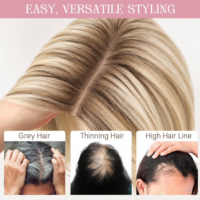 ✨ Postiche pour femmes, pour cheveux clairsemés