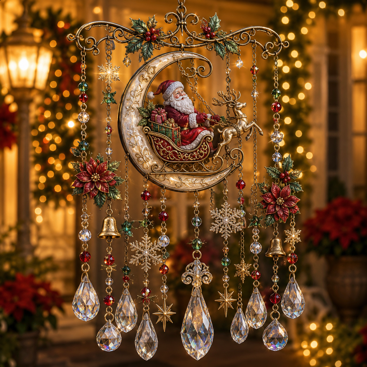 🎁DERNIER JOUR — OFFRE À DURÉE LIMITÉE : 49 % DE RÉDUCTION ! Carillon éolien de Noël magique