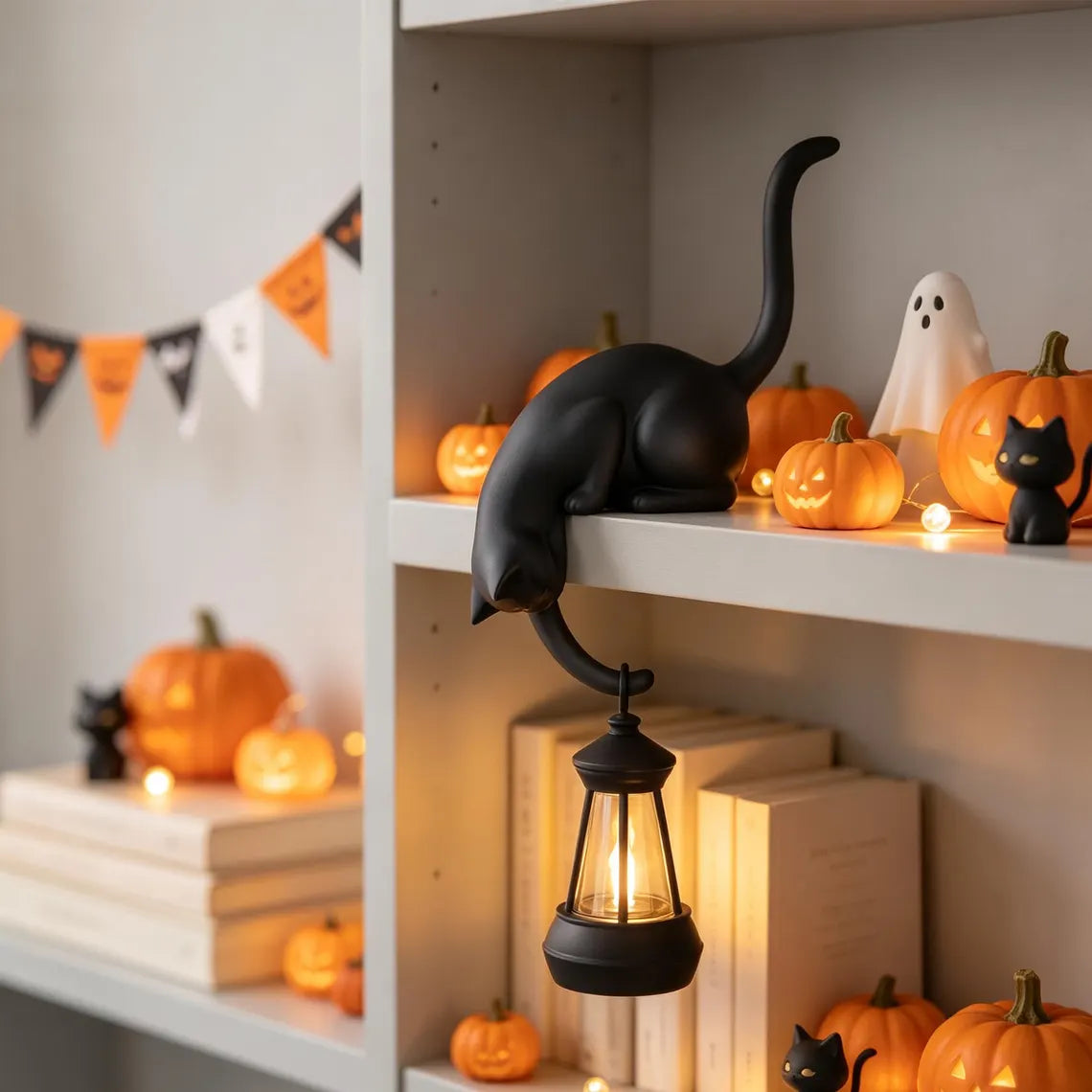 🐈‍⬛ Étagère décorative avec crochet en forme de chat mignon