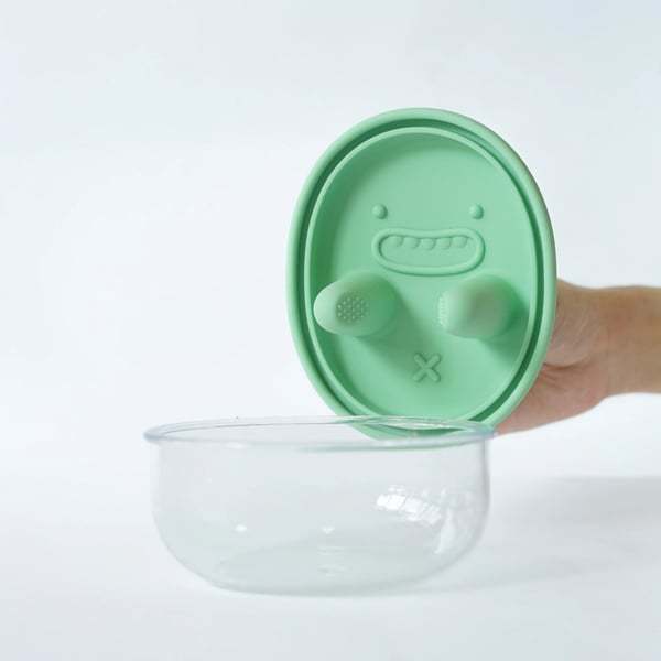 🍿Boîte à goûter 2-en-1 anti-gaspillage (🥢Couvercle muni d'un cache-doigts)