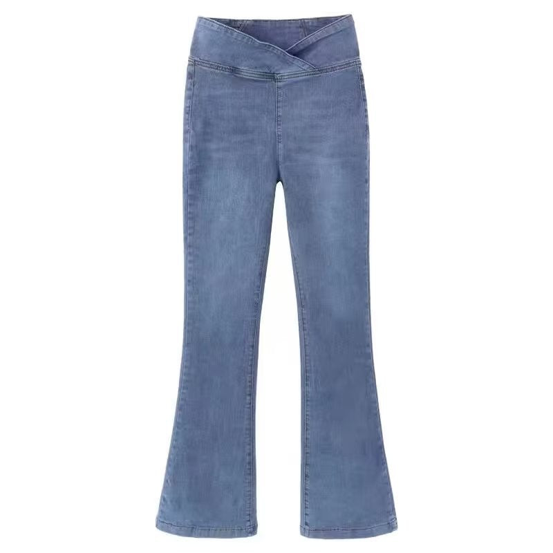 🔥Jean Stretch Taille Haute Avec Effet Push-Up