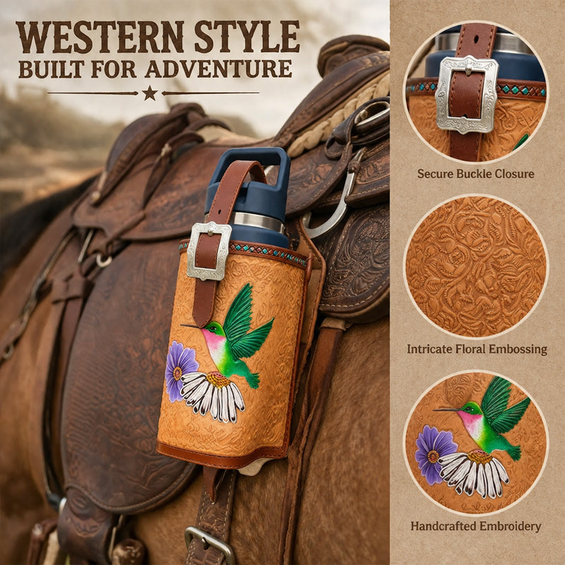 🐎Porte-bouilloire en cuir de selle