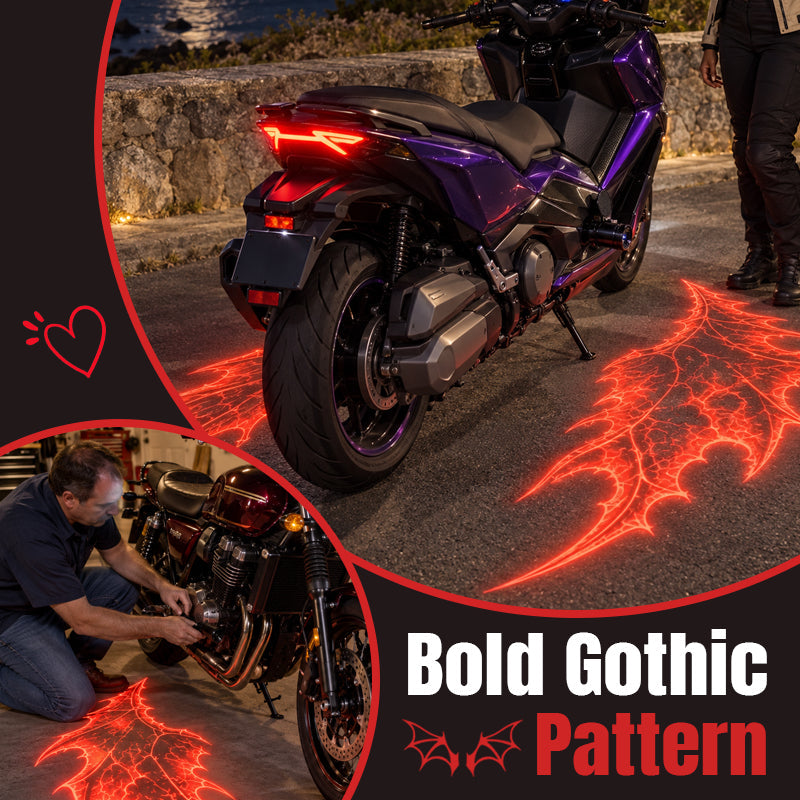 Projecteurs au sol « Devil Wing » pour moto