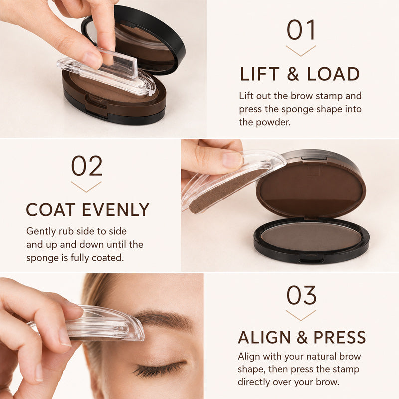 ✨ Duo de poudres à sourcils pour un résultat naturel