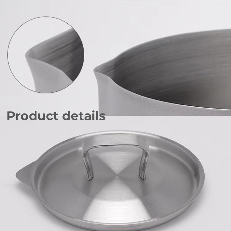 Pot de filtre à huile en acier inoxydable