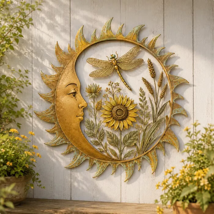 🌞 Collection de décorations murales « Vintage Sun Garden »