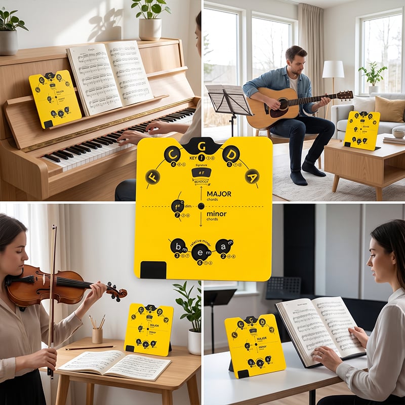 L'astuce de théorie musicale que les musiciens découvrent actuellement — Une roue visuelle du cycle des quintes qui facilite enfin la maîtrise des tonalités, des accords et de la composition