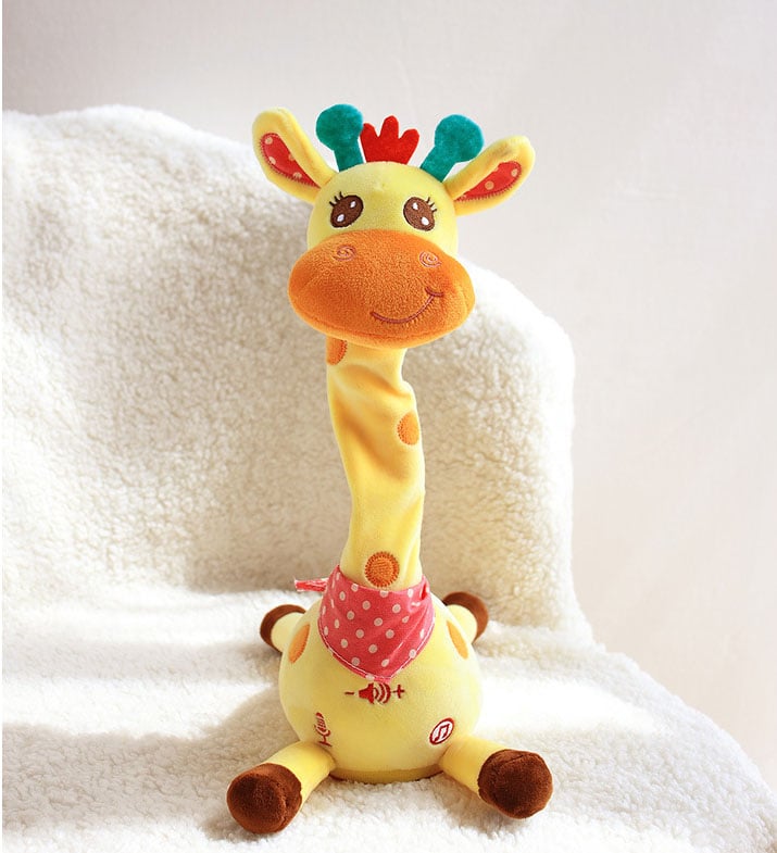 🎉 Jouet musical girafe best-seller – Chante, danse et répète ce que vous dites ! 🦒🎵🗣️