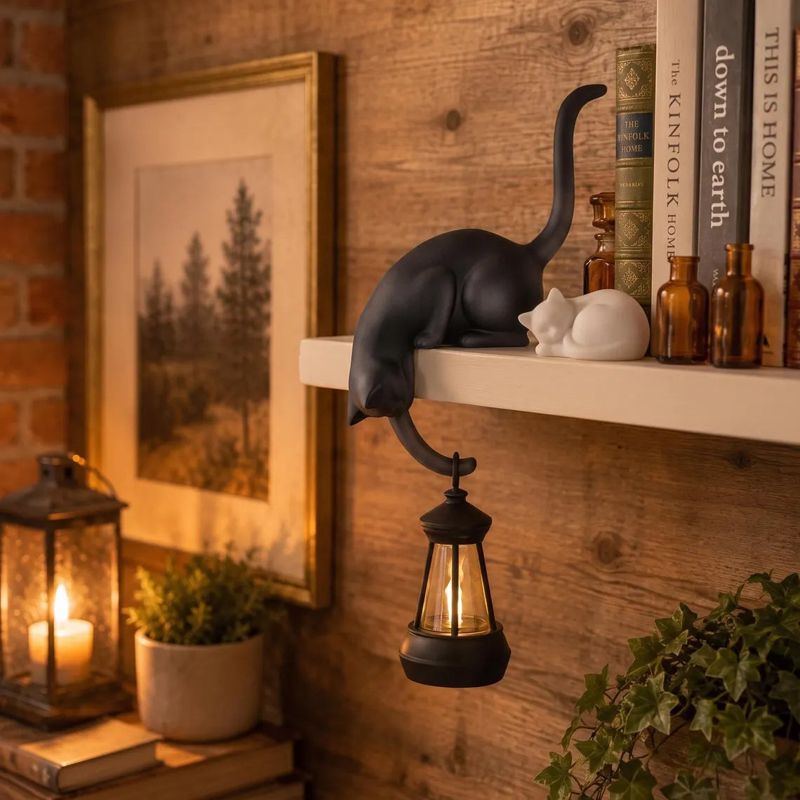 🐈‍⬛ Étagère décorative avec crochet en forme de chat mignon