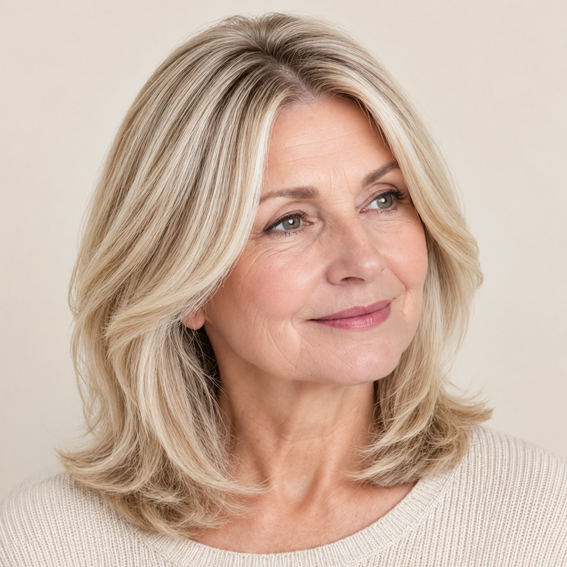 ✨ Postiche pour femmes, pour cheveux clairsemés