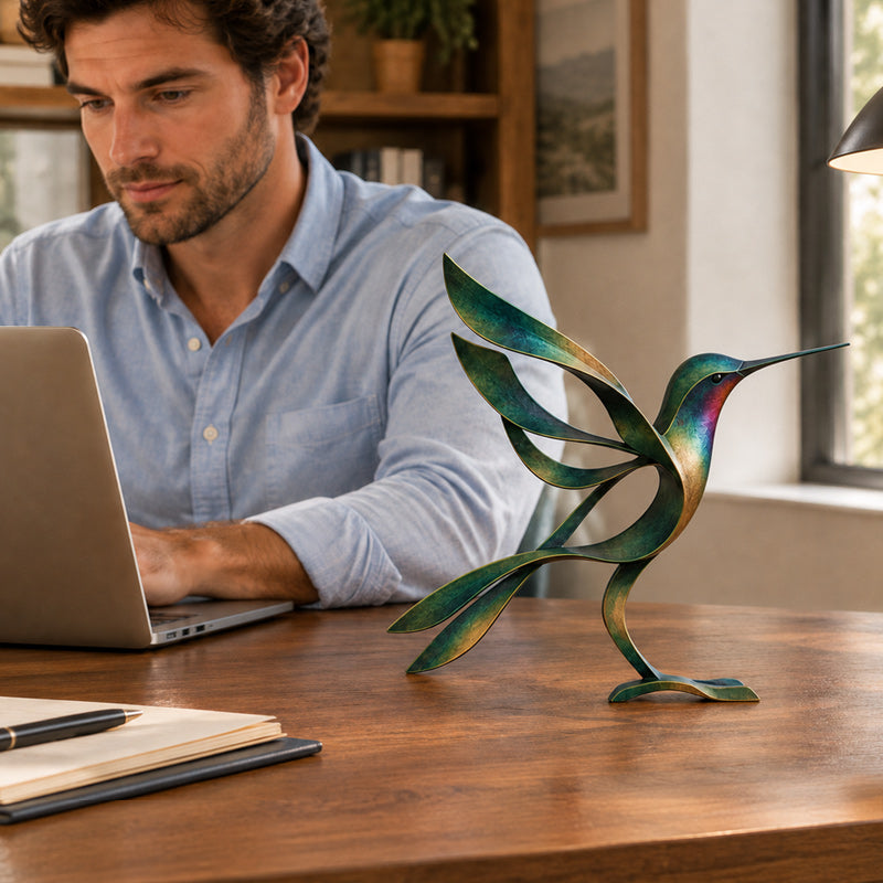 🕊️Sculpture d'oiseau en métal pour la décoration d'intérieur