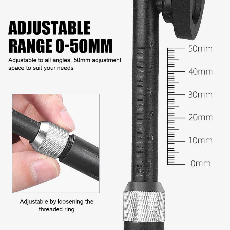 Rétroviseur rétractable anti-éblouissement pour vélo