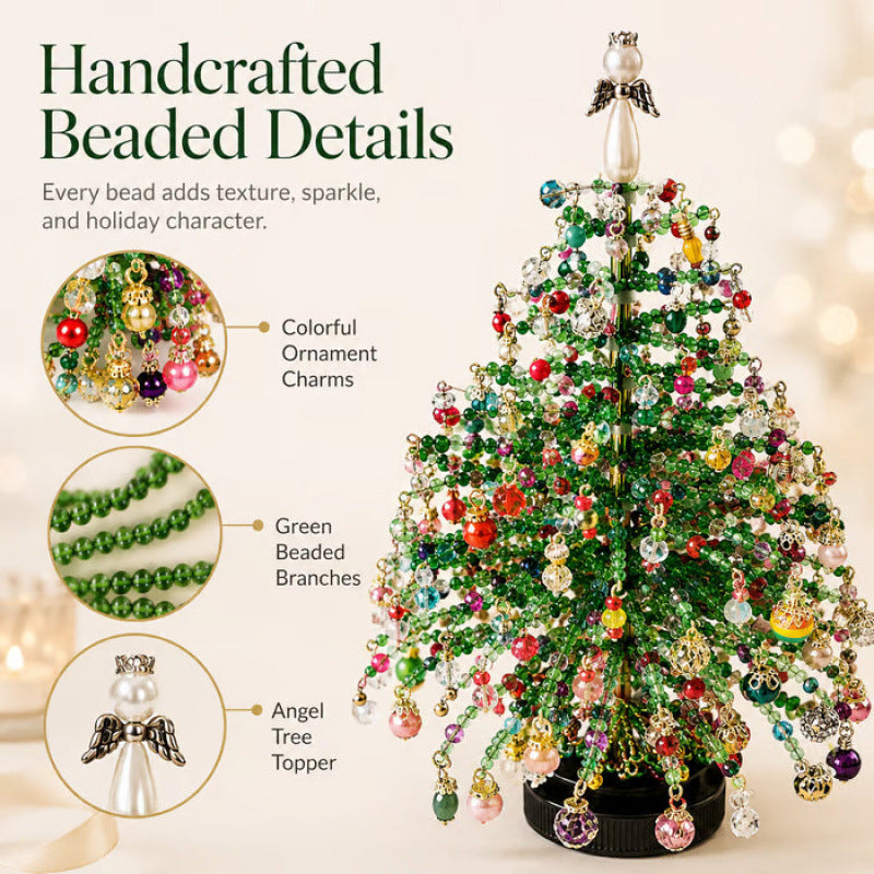 Kit de bricolage pour sapin de Noël en perles