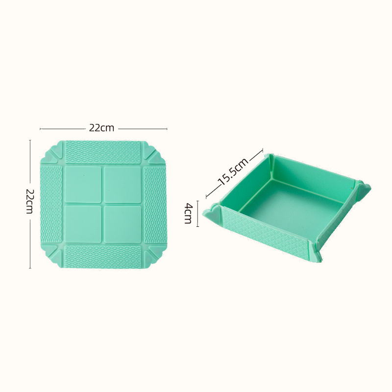 Tapis pliable résistant à la chaleur et plateau de rangement