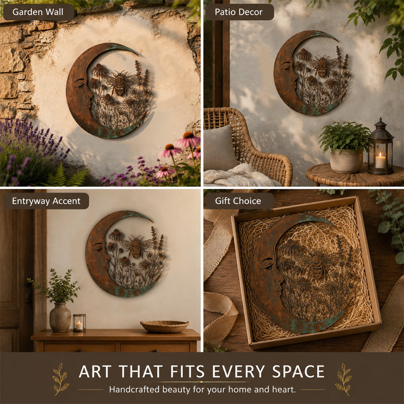 🌙Décoration murale « Dragonfly Moon »