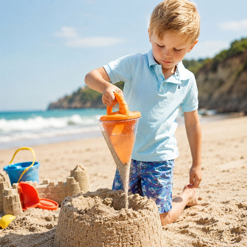 🏖️Nouvel entonnoir de plage pour jouer avec le sable, un jouet de plage amusant et innovant