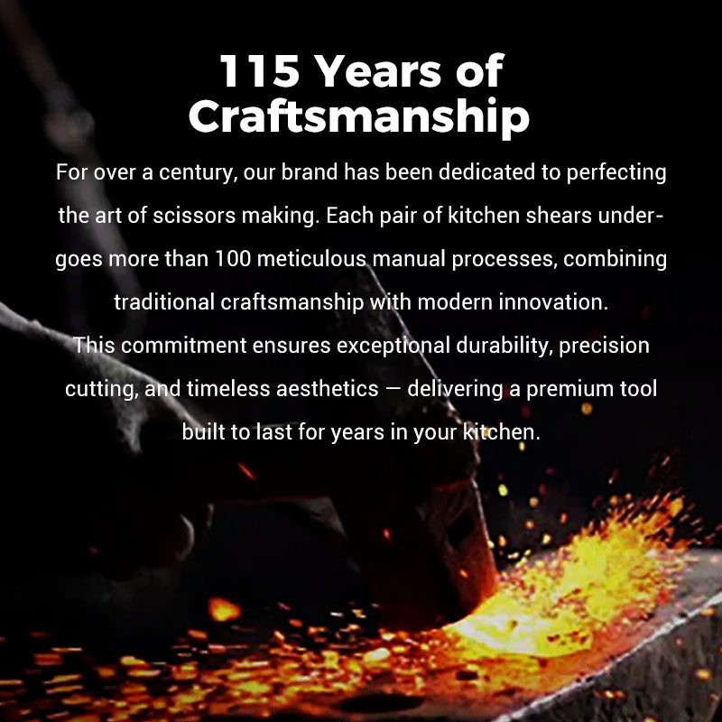 Ciseaux de cuisine multifonctionnels et robustes