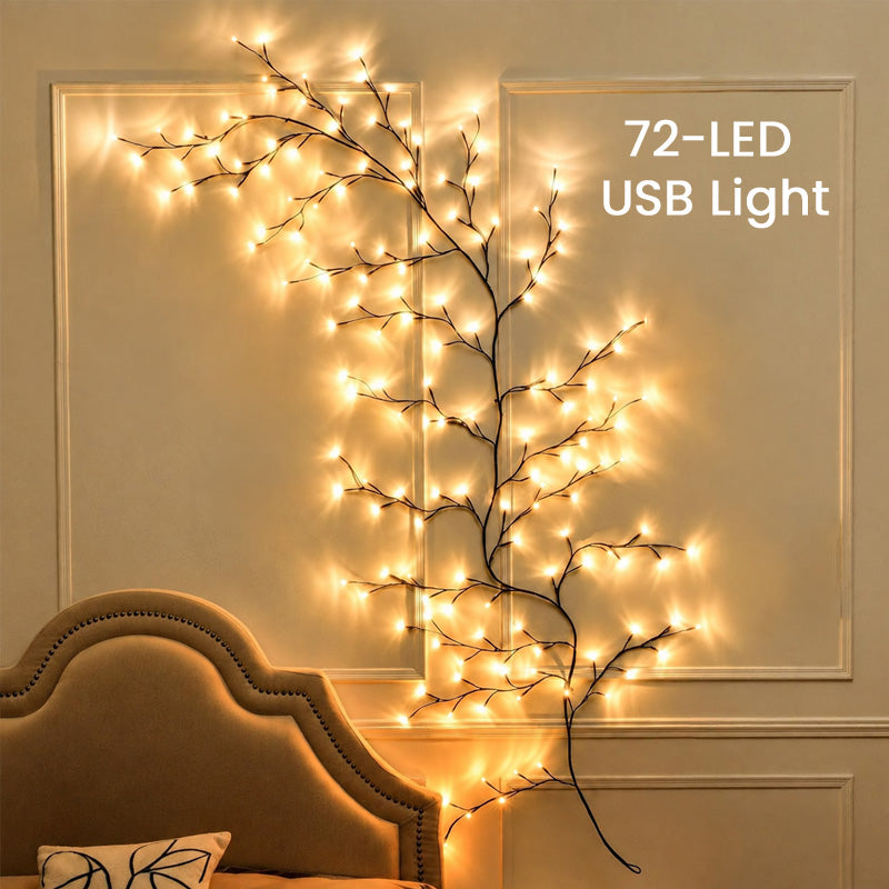 Lumière de nuit décorative à LED « branche » à lumière blanche chaude
