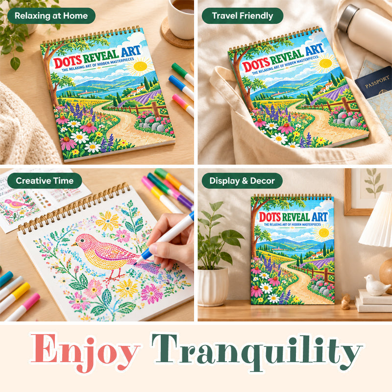🎨Livre de coloriage « Letter Dot Art » — 30 images cachées, aucun talent de dessin requis, détente sans écran