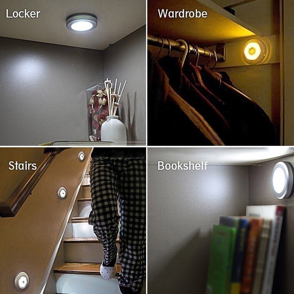 💡 Veilleuse LED rechargeable par USB avec détecteur de mouvement – 5 modes pour le couloir, les escaliers et la chambre à coucher