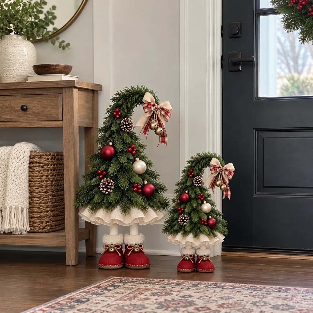 🎉Décoration de sapin fantaisiste sur le thème des lutins de Noël