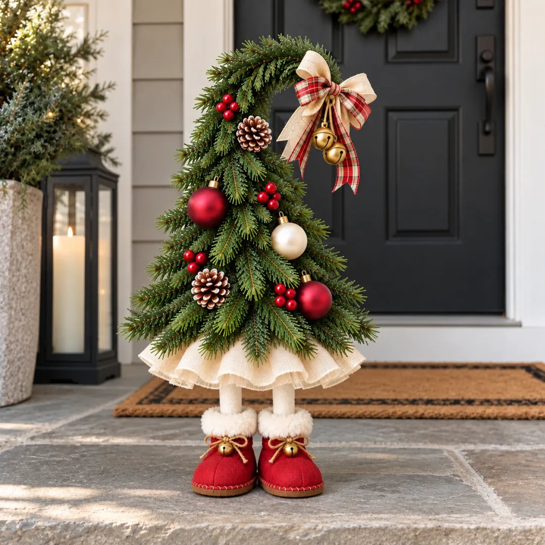 🎉Décoration de sapin fantaisiste sur le thème des lutins de Noël