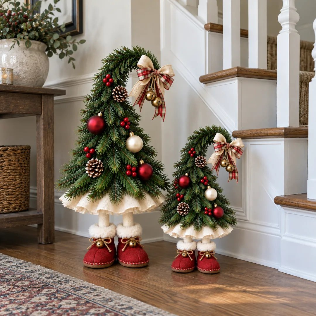 🎉Décoration de sapin fantaisiste sur le thème des lutins de Noël