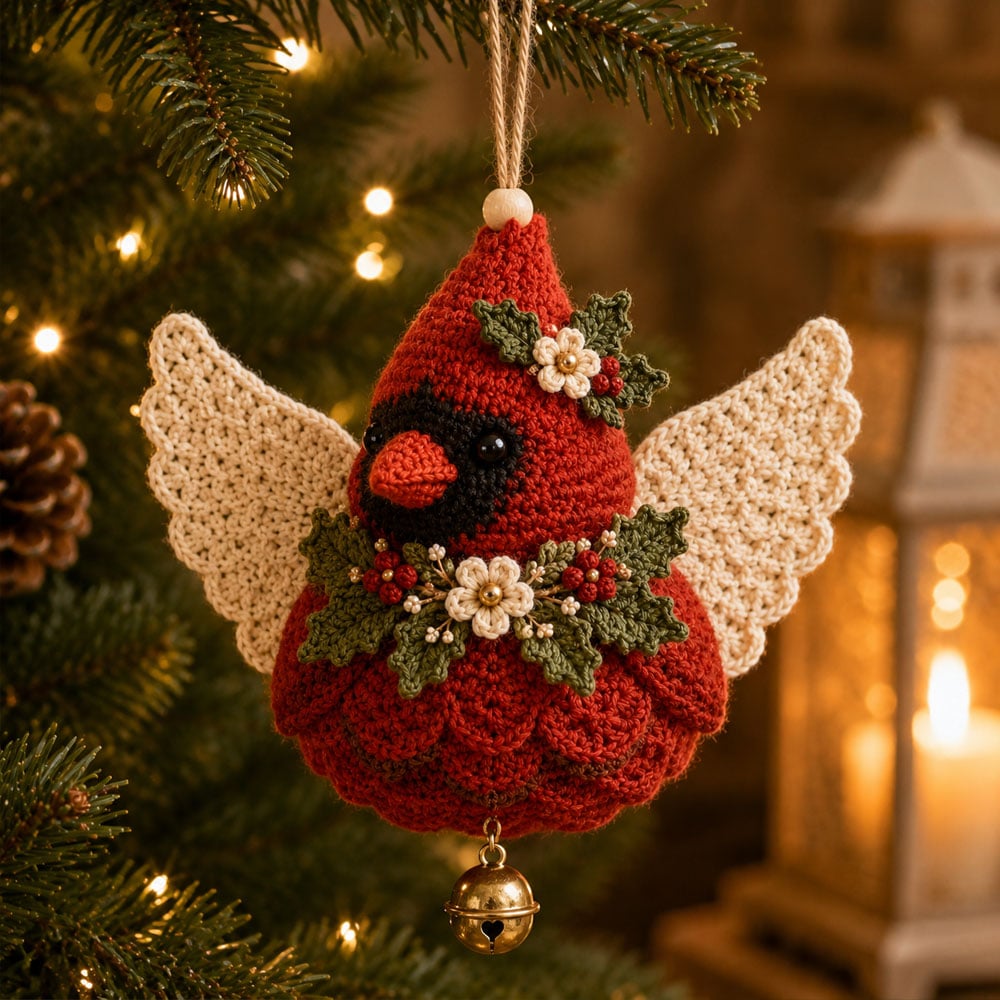 🔥Dernier jour : 50 % DE RÉDUCTION 🪽 Kit de bricolage pour réaliser une décoration de Noël « Animal Angel » au crochet