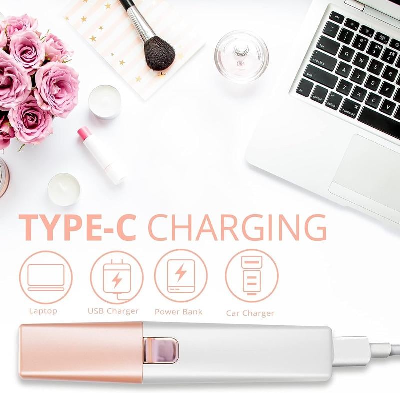 Appareil 2 en 1 pour l'épilation des sourcils et du visage pour les femmes