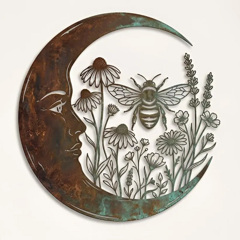 🌙Décoration murale « Dragonfly Moon »