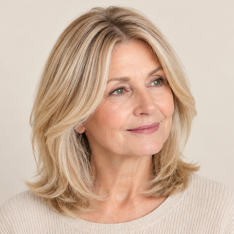 ✨ Postiche pour femmes, pour cheveux clairsemés