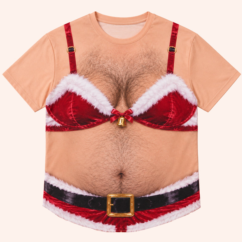 Funny Christmas Santa Shirt – Hilarious Ugly Christmas Sweater for Men