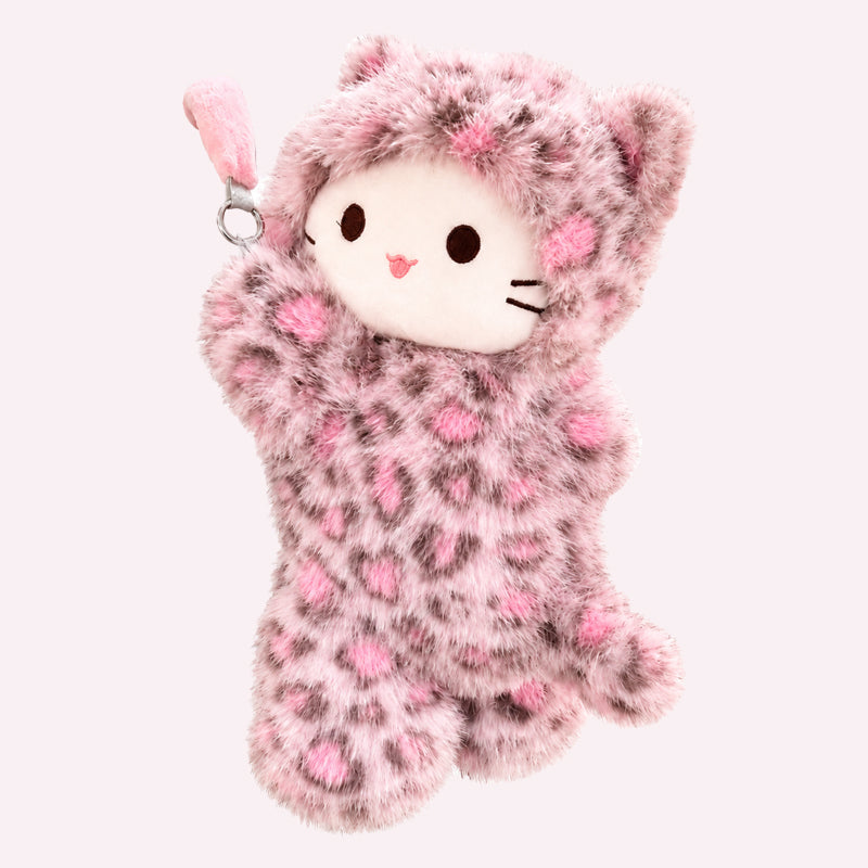 Porte-mouchoirs de voiture en forme de chat en peluche à suspendre