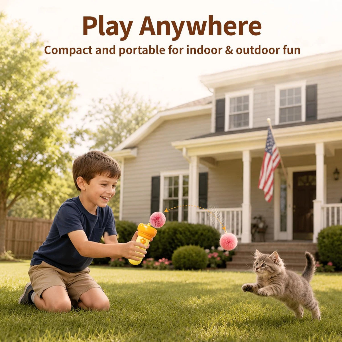 Lanceur automatique de jouets pour chats
