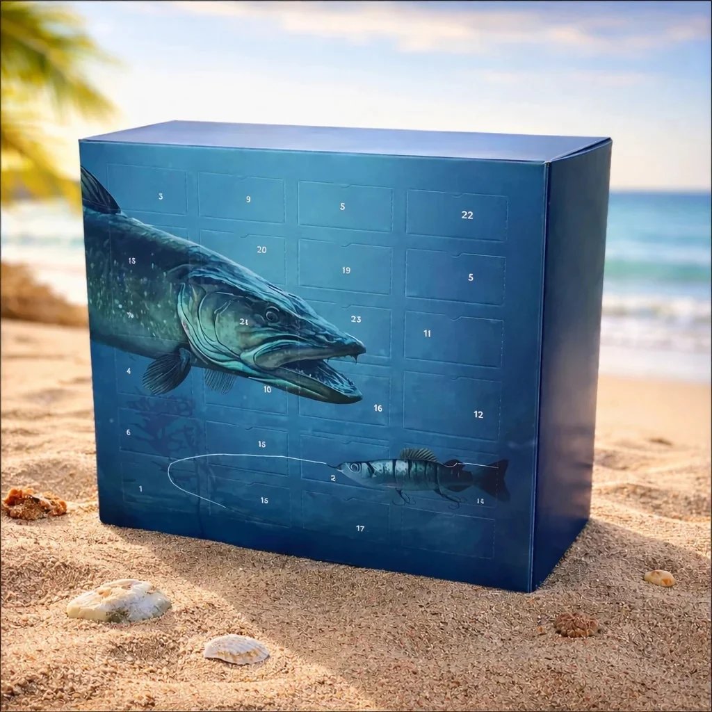 🎣 24 jours de surprises pour les pêcheurs – Le cadeau de Noël idéal pour les passionnés de pêche