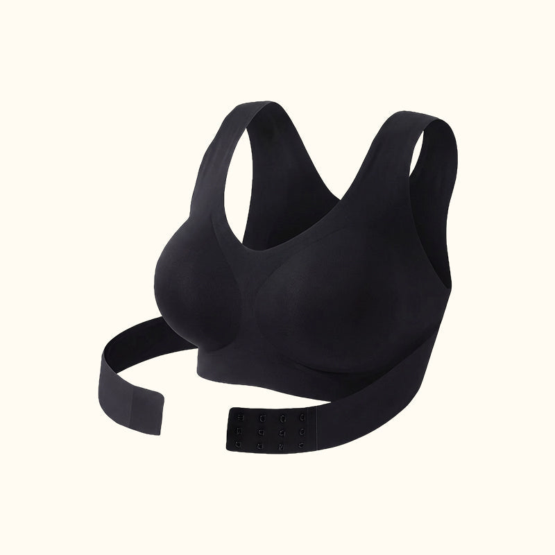 Soutien-gorge de sport pour femme, corrigeant la posture et lissant le dos, avec fermeture à l'avant