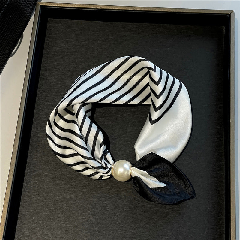 🤍 Collier avec rangée de perles et fermoir magnétique – Fermoir magnétique, prêt en quelques secondes !✨📦