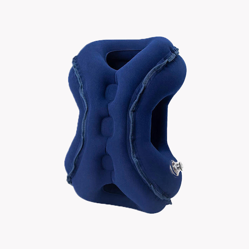 Oreiller gonflable portable en forme d'avion
