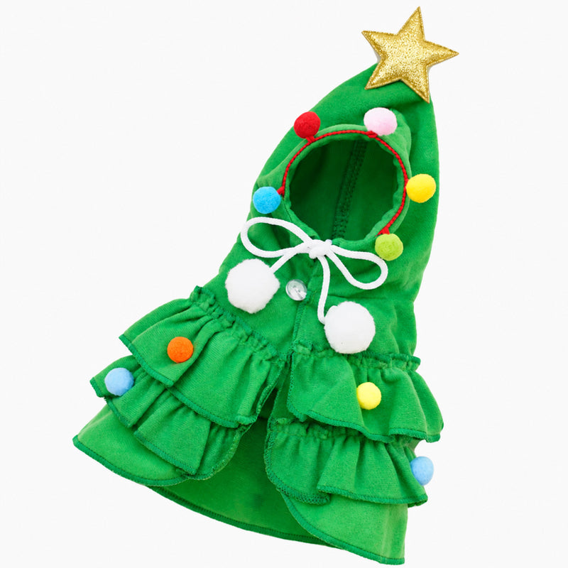 Cape « sapin de Noël » pour chats et chiens