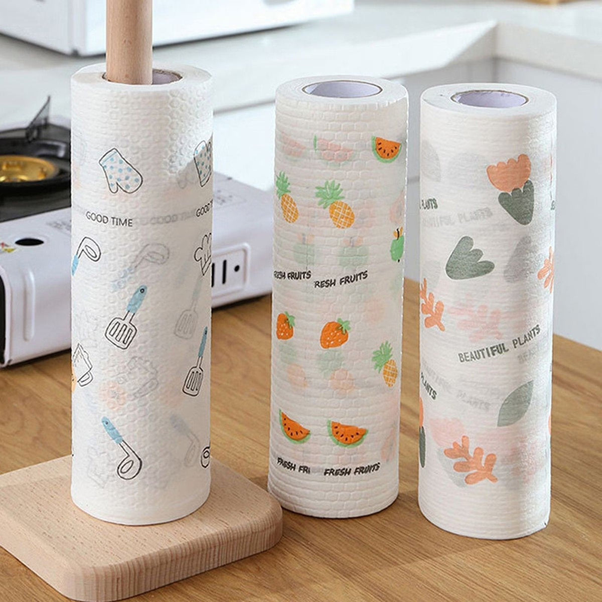 🔥 Rouleau de 50 chiffons de nettoyage réutilisables – Lavez-les, réutilisez-les et nettoyez davantage pour moins cher 🌿
