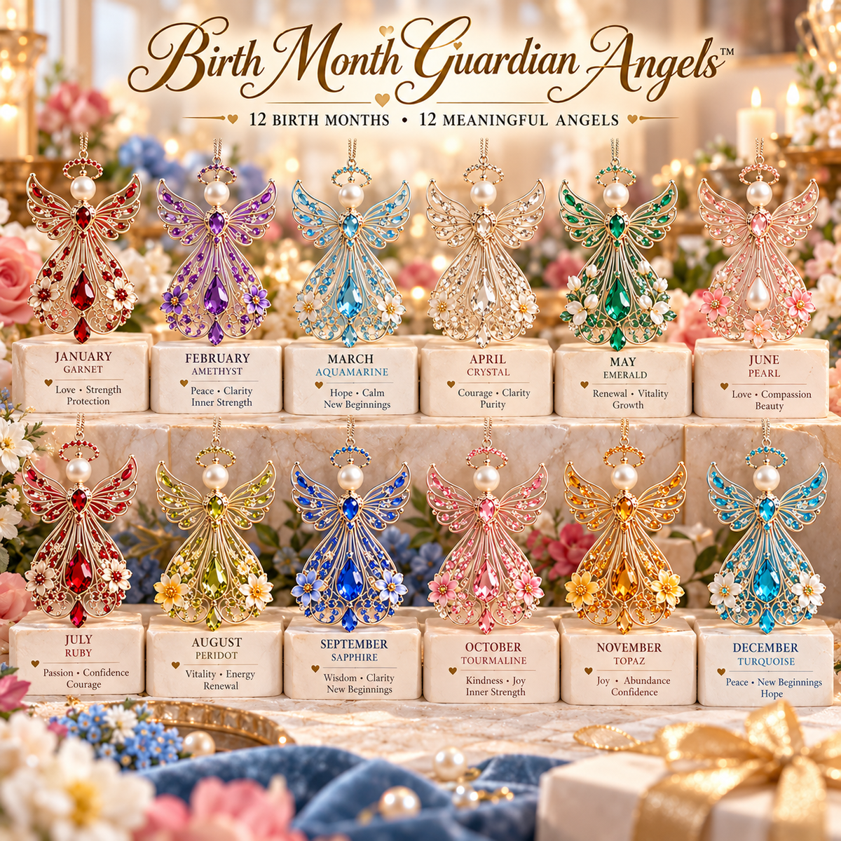 ✨ Les anges gardiens de chaque mois de naissance — Un ange choisi spécialement pour vous