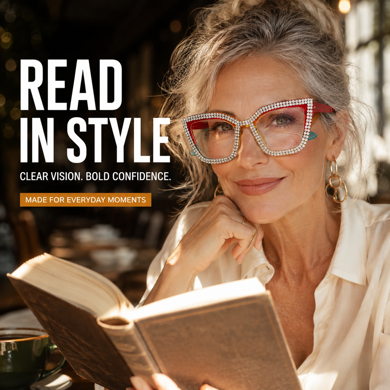 Lunettes de lecture « Cat Eye » anti-lumière bleue