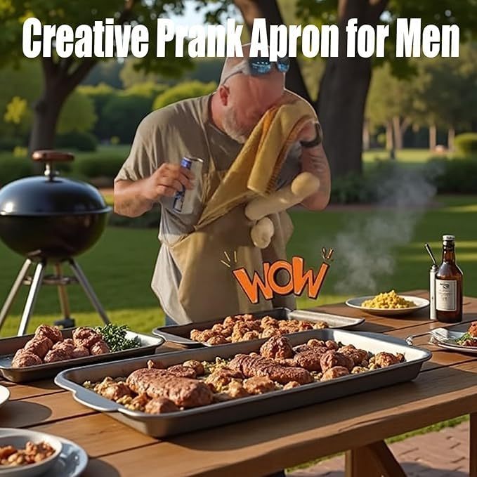 🔥 Tablier « Chef » — Le cadeau barbecue auquel personne ne s'attend