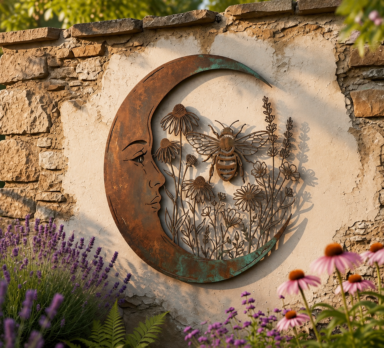🌙Décoration murale « Dragonfly Moon »