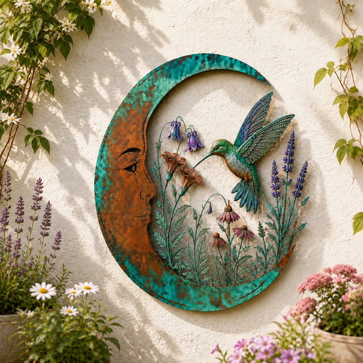 🌙Décoration murale « Dragonfly Moon »