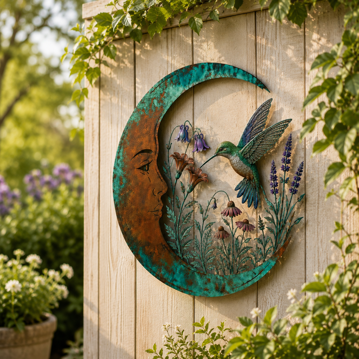 🌙Décoration murale « Dragonfly Moon »