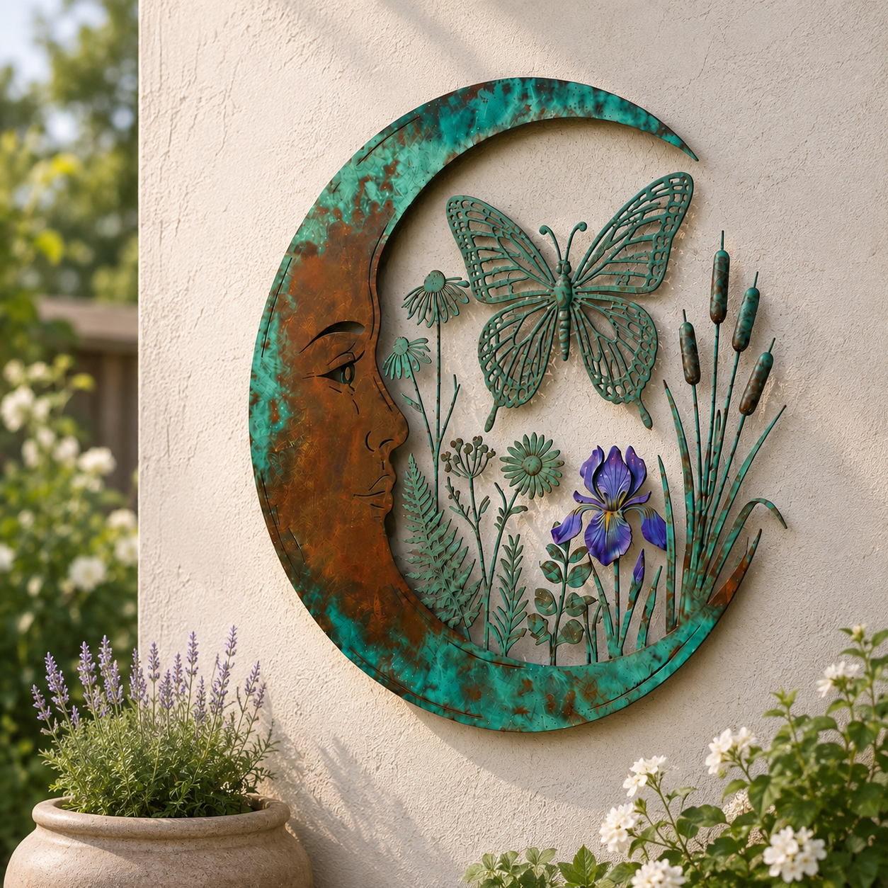 🌙Décoration murale « Dragonfly Moon »